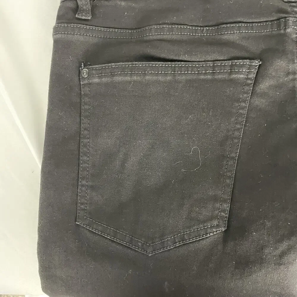 Mackeen Gothica Jeans Men's Skinny Slim Fit Black Flames 36x34